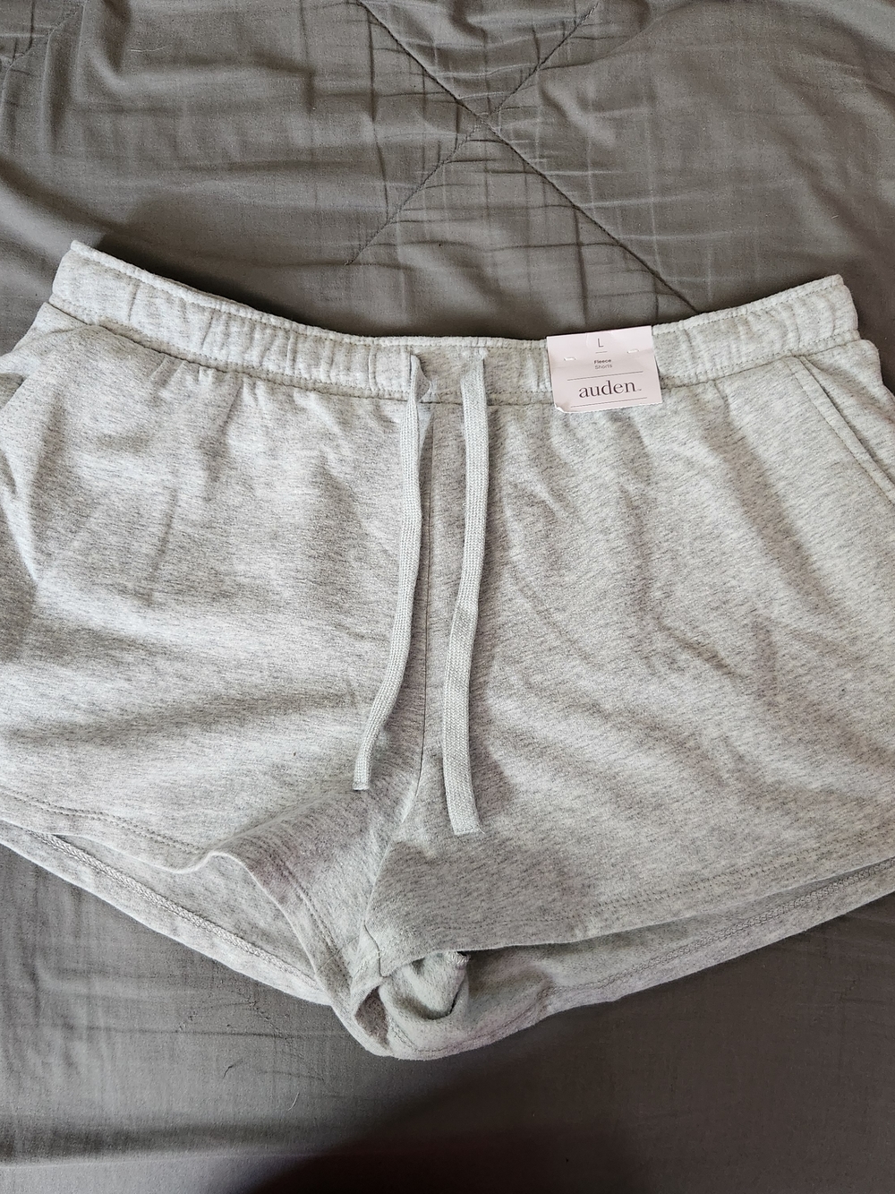 auden. Light Gray Lounge Shorts